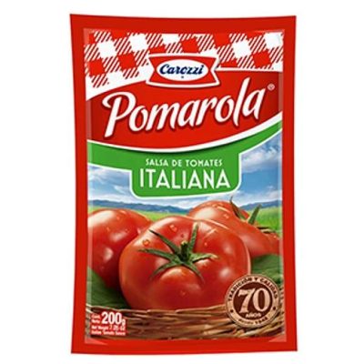 SALSA DE TOMATES POMAROLA 200G ITALIANA