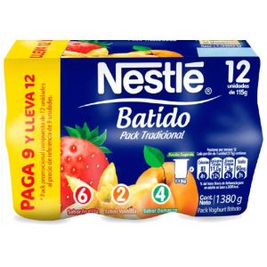 YOGHURT BATIDO NESTLE PACK X12