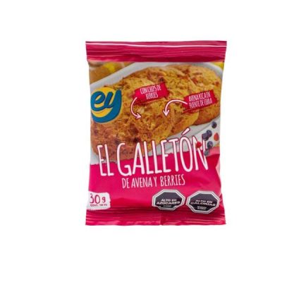 GALLETON EY 30G AVENA BERRIES