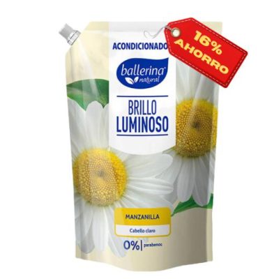 ACONDICIONADOR BALLERINA 750ML BRILLO LUMINOSO MANZANILLA