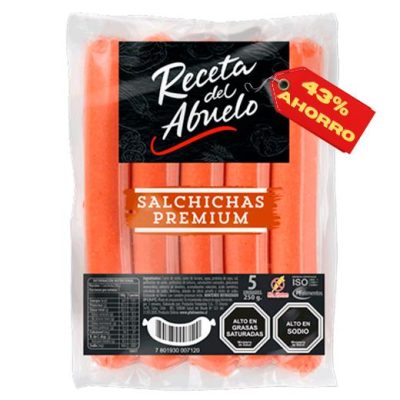 SALCHICHAS PREMIUM RDA 250G