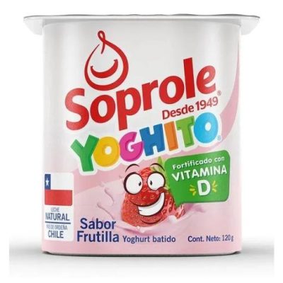 YOGHURT YOGHITO FRUTILLA SOPROLE 120G