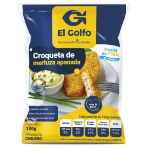 CROQUETA DE MERLUZA APANADA 100G EL GOLFO