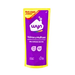 LIMPIADOR LIQUIDO WYN 450ML RECARGA VIDRIOS Y MULTIUSO