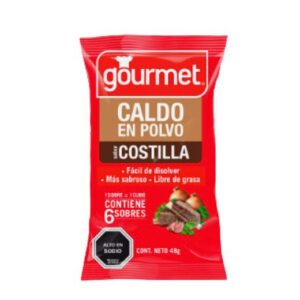 CALDO POLVO GOURMET 48G 6U COSTILLA