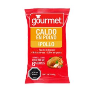 CALDO POLVO GOURMET 48G 6U POLLO