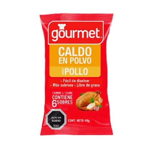 CALDO POLVO GOURMET 48G 6U POLLO