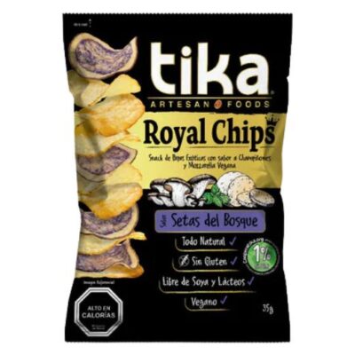 PAPAS FRITAS TIKA ARTESANO 180G SETAS BOSQUE