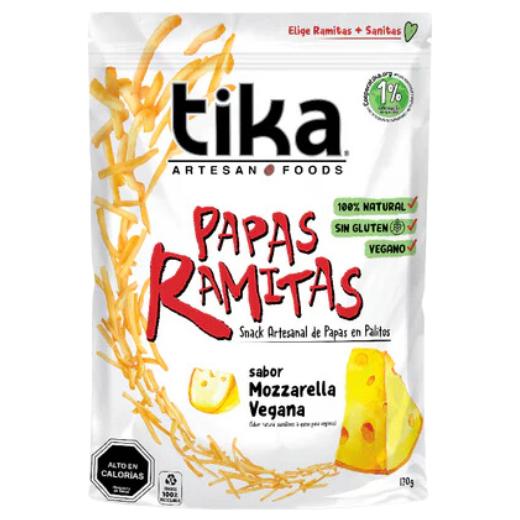 PAPAS RAMITAS TIKA 170G MOZZARELLA VEGANA