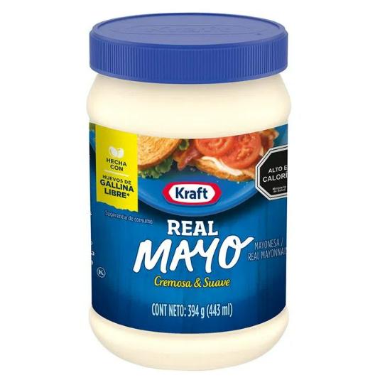 MAYONESA KRAFT REAL MAYO 394GR