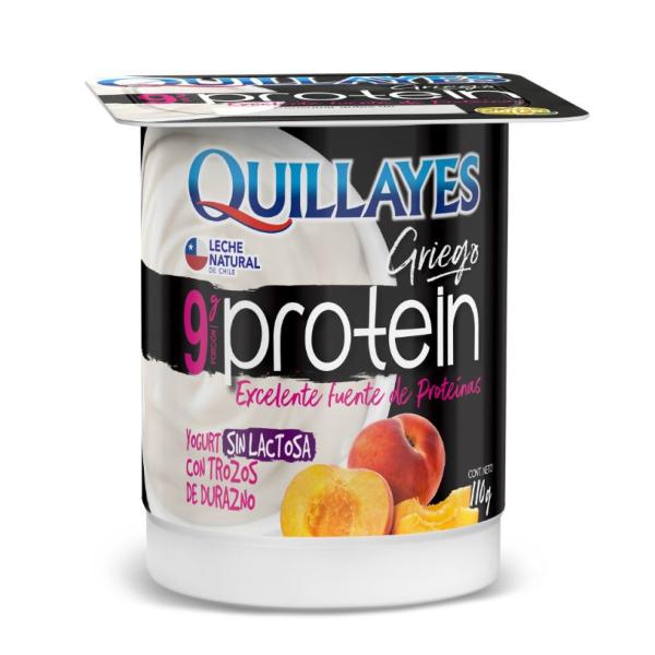 YOGHURT PROTEIN GRIEGO QUILLAYES 110G DURAZNO