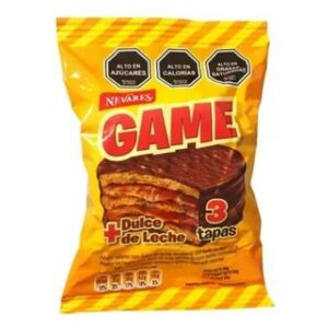 ALFAJOR GAME NEVARES 60G CHOCOLATE