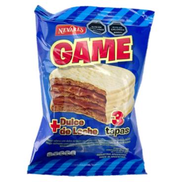 ALFAJOR GAME NEVARES 60G CHOCOLATE BLANCO