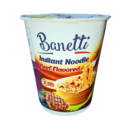 NOODLE BANETTI CUP 65G CARNE