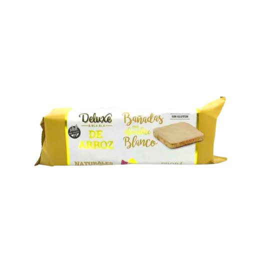 GALLETA DE ARROZ DELUXE 115G BAÑADAS CHOCOLATE BLANCO