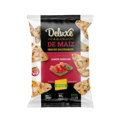 SNACK DE MAIZ DELUXE 80G JAMON SERRANO