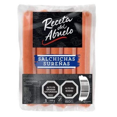 SALCHICHA RDA 250G SURENAS 5U