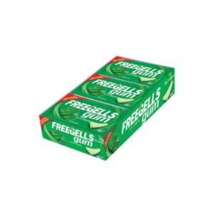 CAJA15 CHICLE FREEGELLS 8G HIERBABUENA