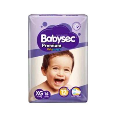 PAÑALES BABYSEC PREMIUM XG 14U