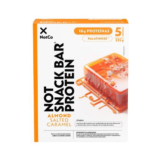 NOT SNACK BAR PROTEIN 225G 5U CARAMELO SALADO