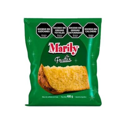 PAN DULCE MARILY 400G SIN FRUTAS