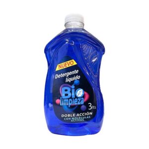 DETERGENTE LIQUIDO 3L BIO LIMPIEZA AZUL