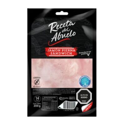 JAMON RDA 200G PIERNA SANDWICH 14U